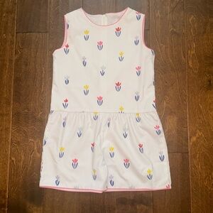 NWT TBBC Mae Ryan Romper - Travilah Tableau Tulip with Hamptons Hot Pink - 12